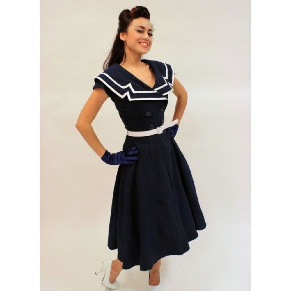 Bettie Page (Tatyana) Sailor dress size large
